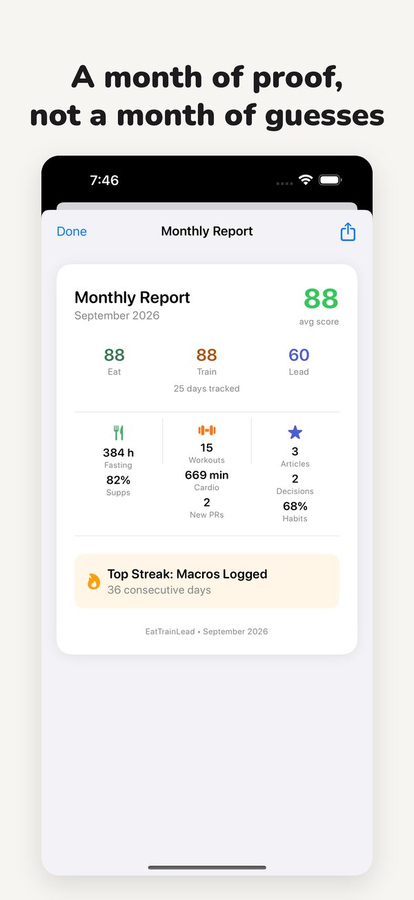 Monthly report you can save as an image
